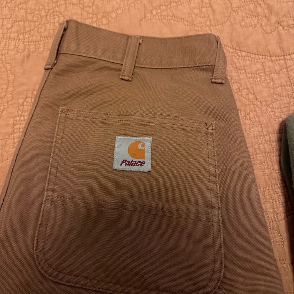 Palace x Carharrt WIP Hamilton Brown Double Knee pants